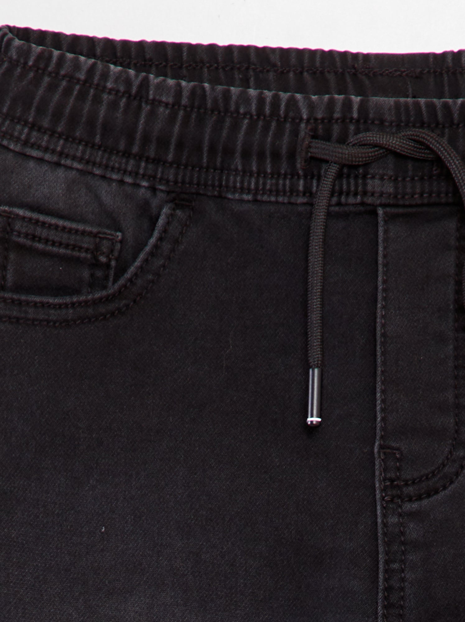 Bermuda in jeans stretch  - - GRIGIO
