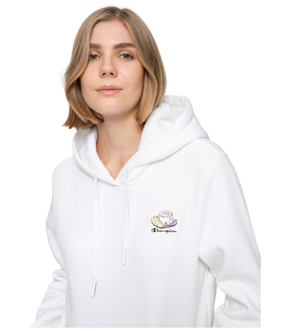 Champion Donna Felpa Con Cappuccio