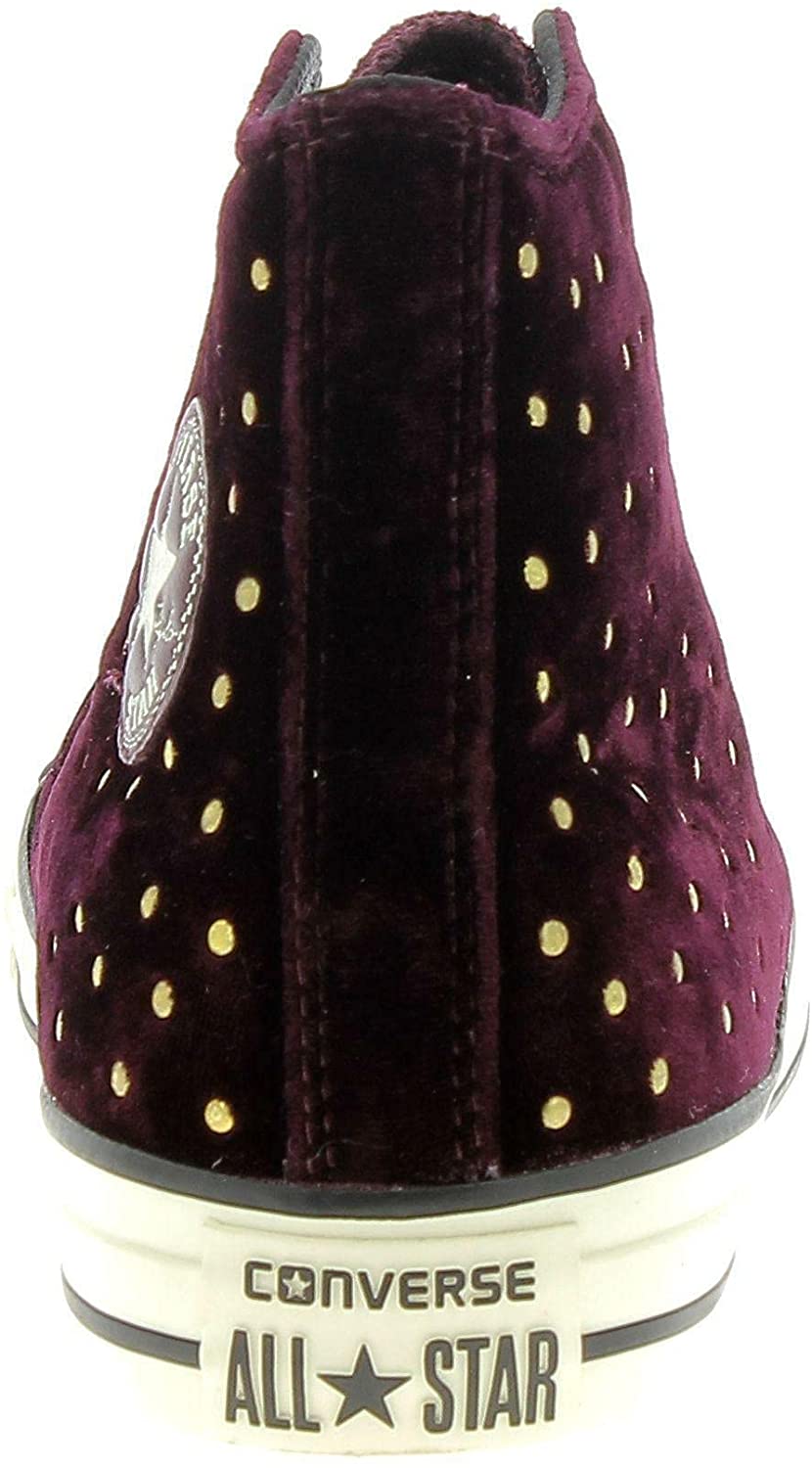 Converse Sneakers Donna in velluto bordeaux