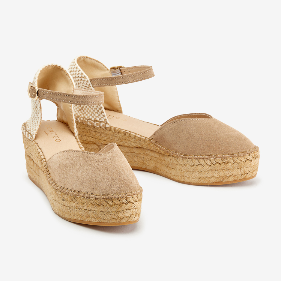 Espadrillas Camel con Cinturino