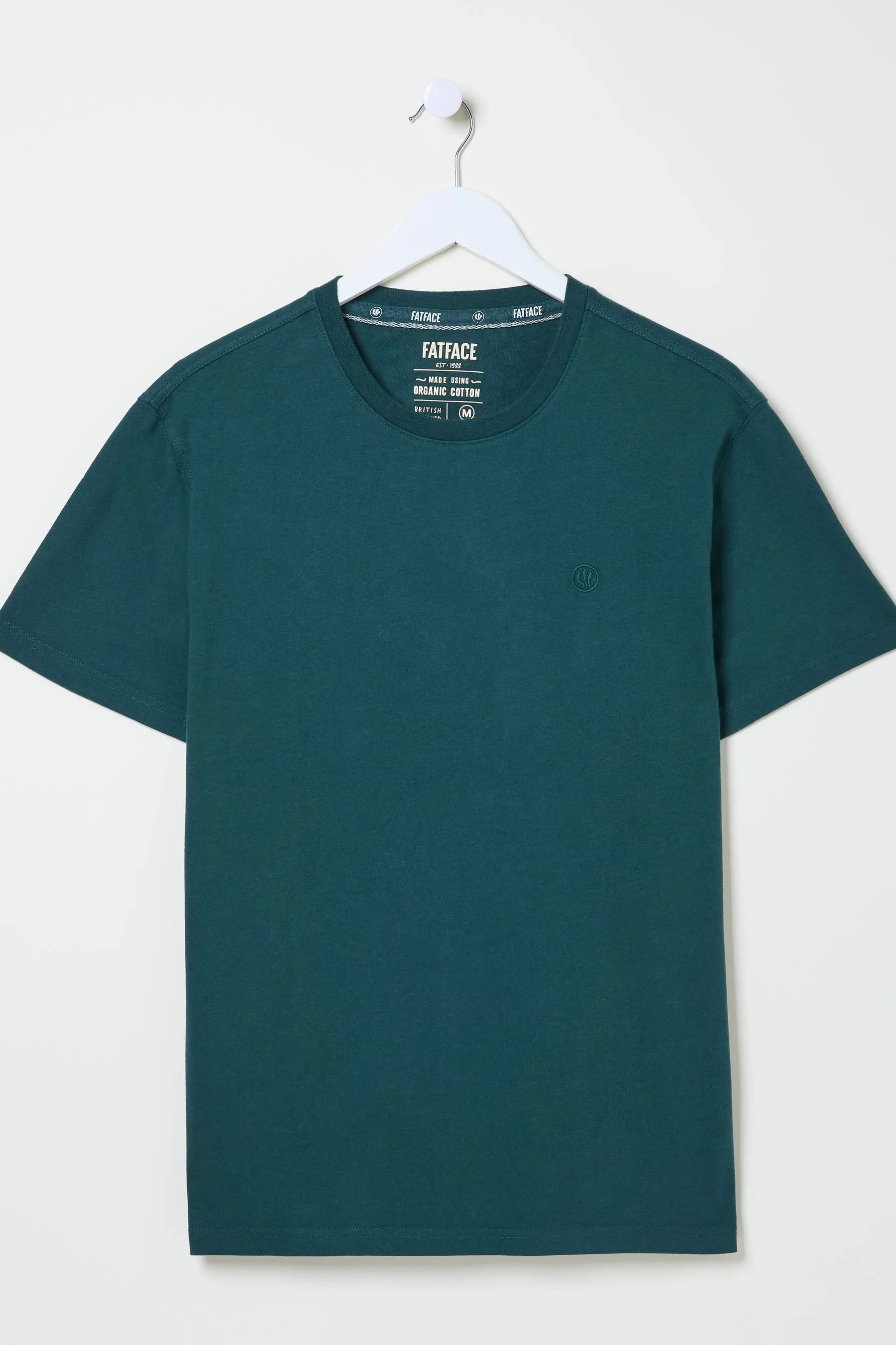 FatFace 100% Cotone Girocollo Biologico Maglietta    