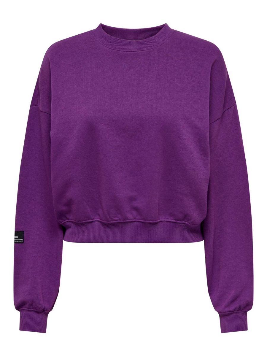 FELPA Donna ONLY 15312086 BELLA SHORT PURPLE MAGIC