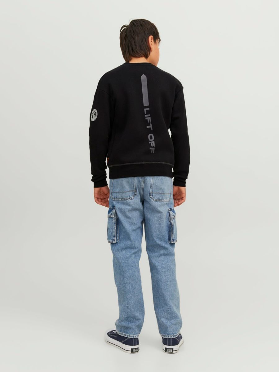 FELPA Ragazzo JACK&JONES 12242975 COOF BLACK
