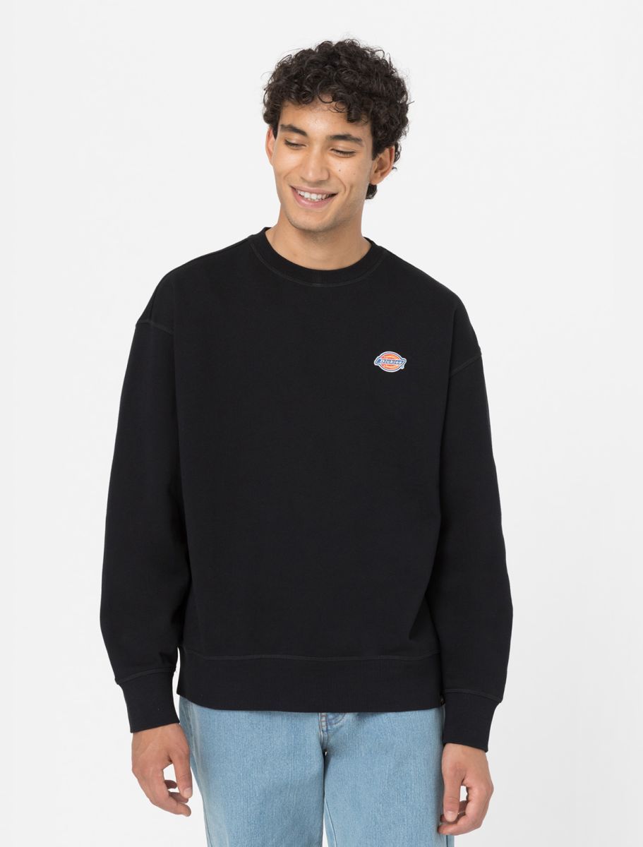 FELPA Uomo DICKIES MILLERSBURG DK0A4YLZ SWEATSHIRT BLK BLACK