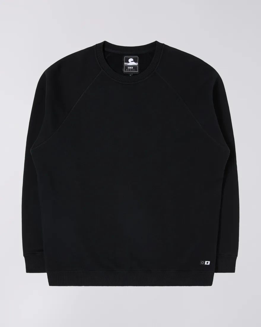 FELPA Uomo EDWIN I030317.89.67 MOOD SWEAT BLACK