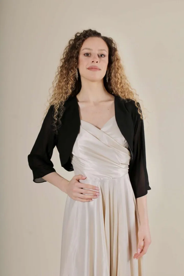 Giacca Crop – Nero