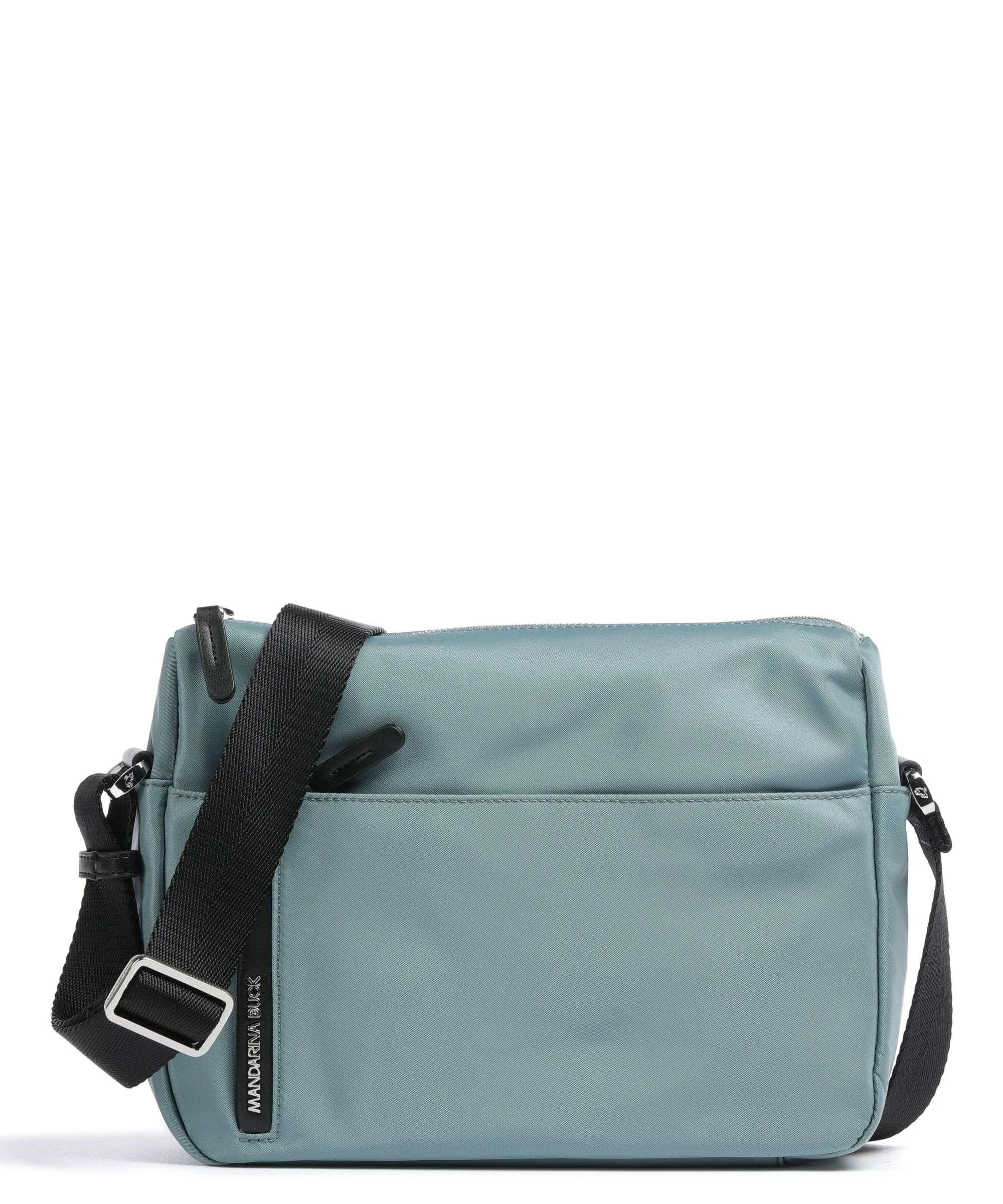  Mandarina Duck Hunter Borsa a spalla nylon verde blu  