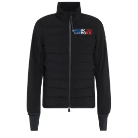MONCLER  Giubbotto Crepol in tessuto nero