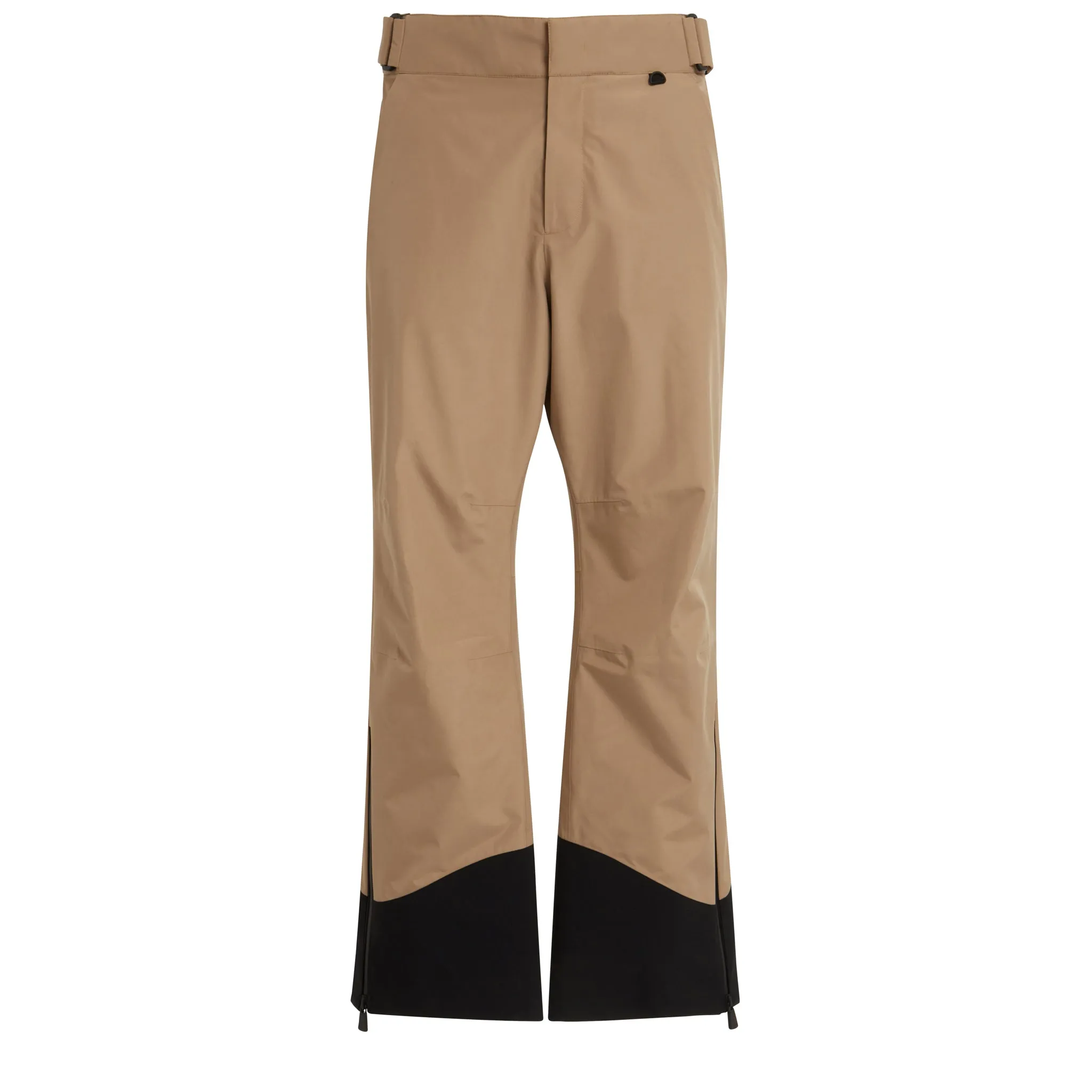 MONCLER  Pantalone da sci in tessuto tecnico beige