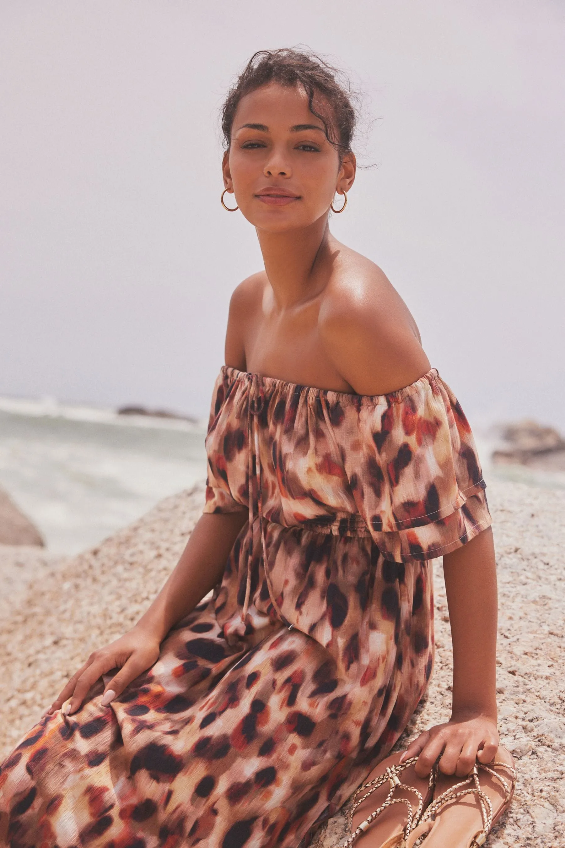 Off Shoulder Summer Vestito    