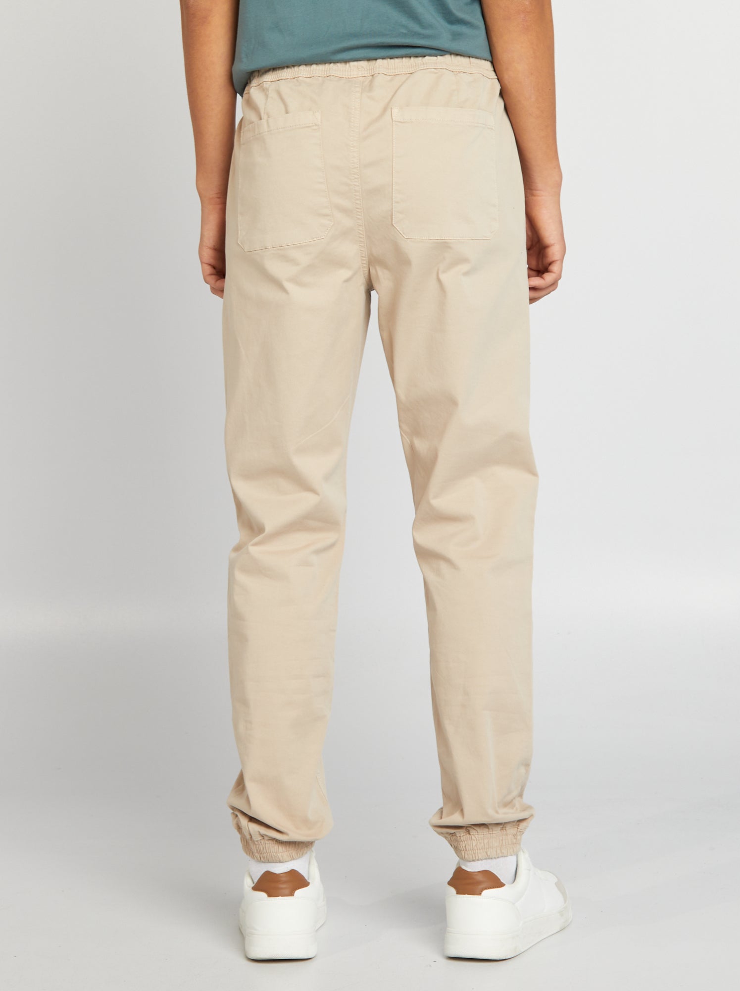 Pantaloni stile 'joggers' - GRIGIO