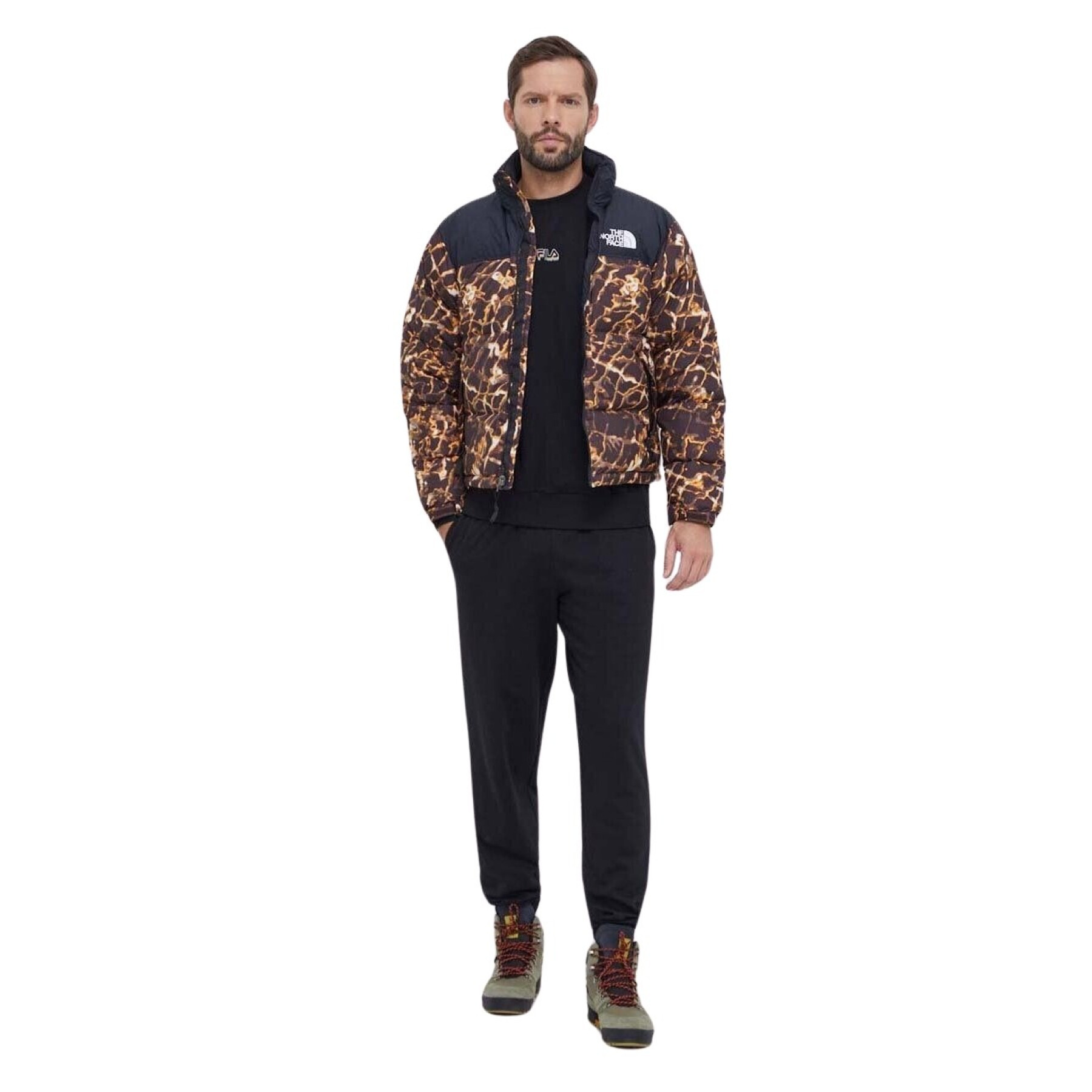 Piumino con zip The North Face Nuptse [Dimensione L]