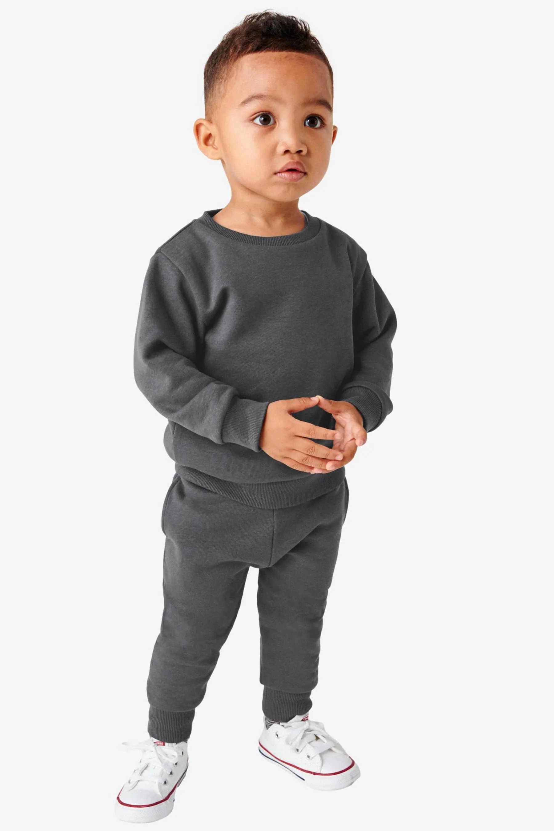 Plain Jersey Sweatshirt and Joggers Set (3mths-7yrs)    