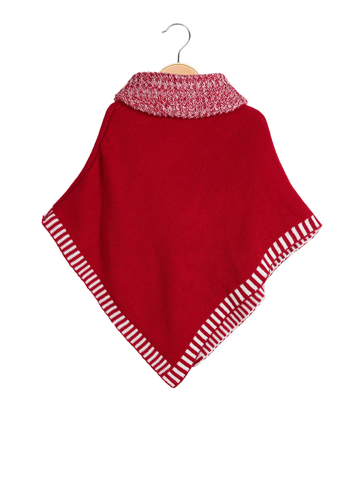 Solada Poncho tricoté fille licorne pailletée