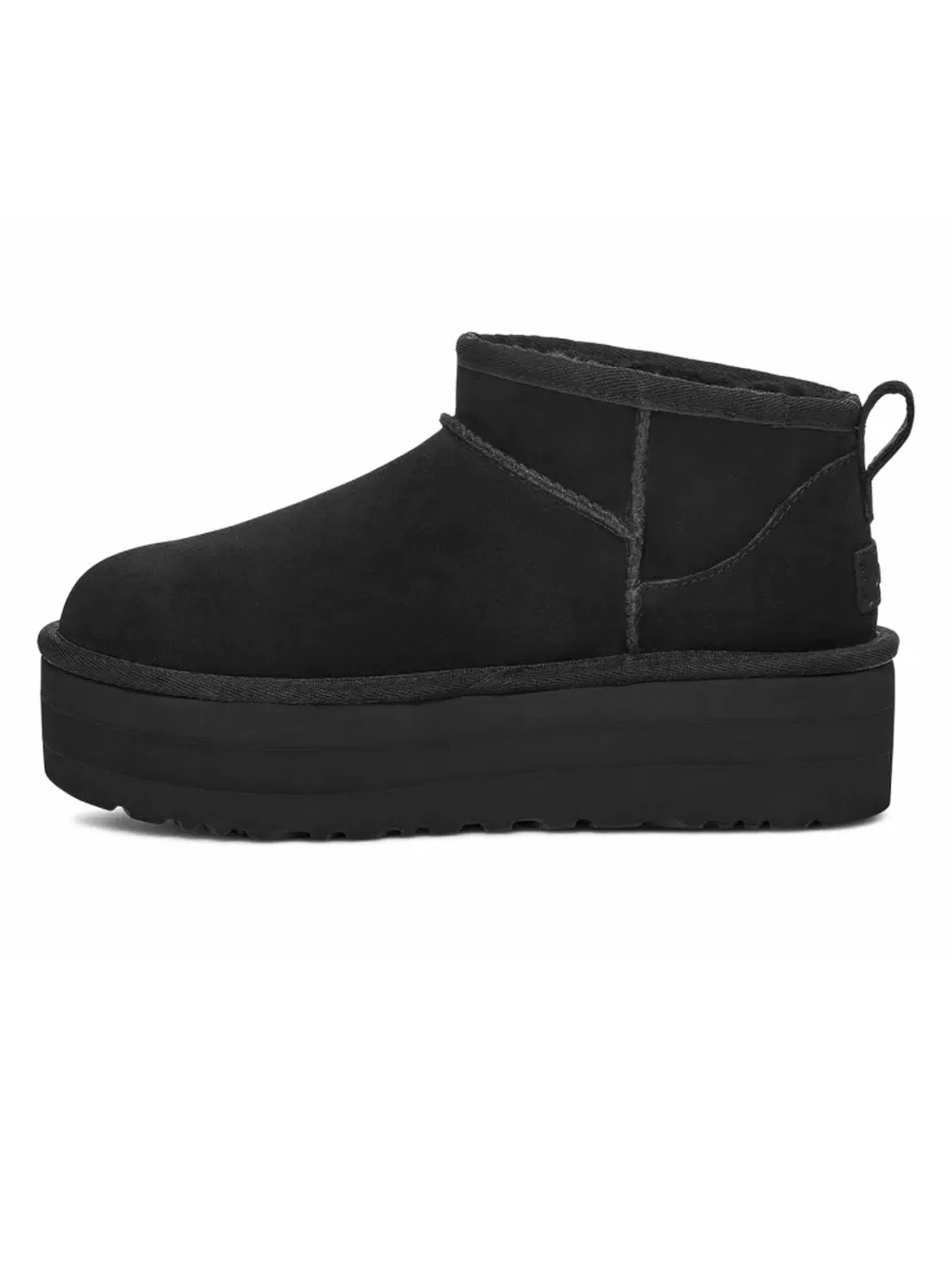 UGG Calzature,Stivaletti Stivali Classic Ultra Mini neri con plateau 