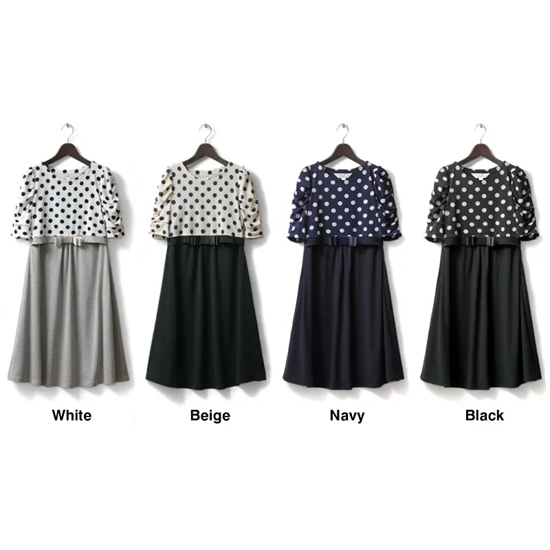 Vestito a Pois Premaman Allattamento