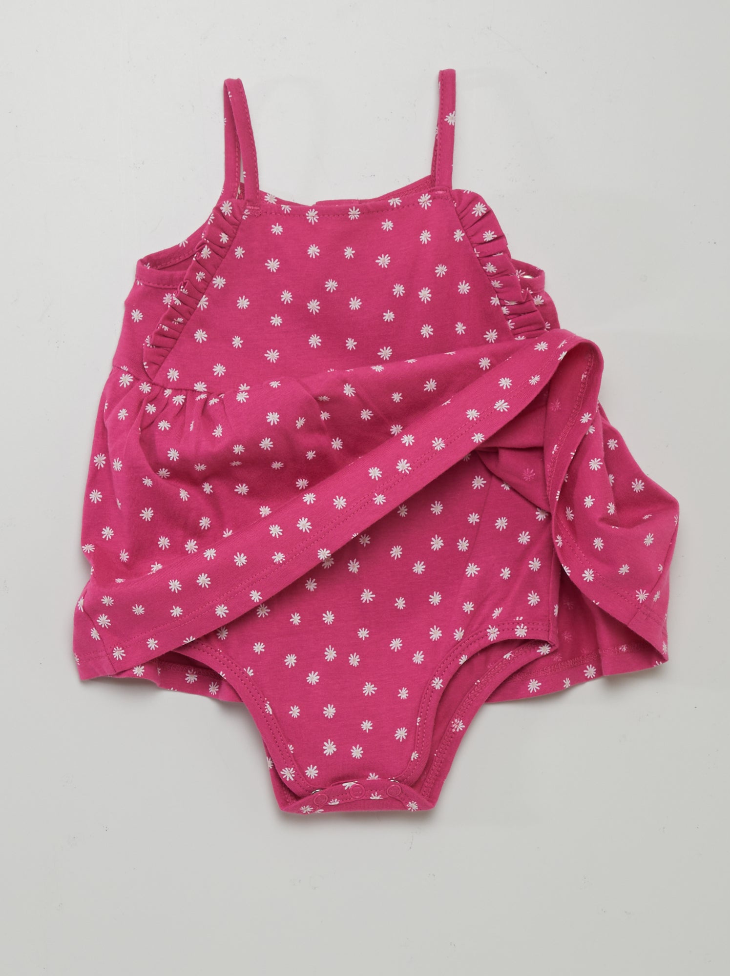 Vestito body con motivo - VIOLA